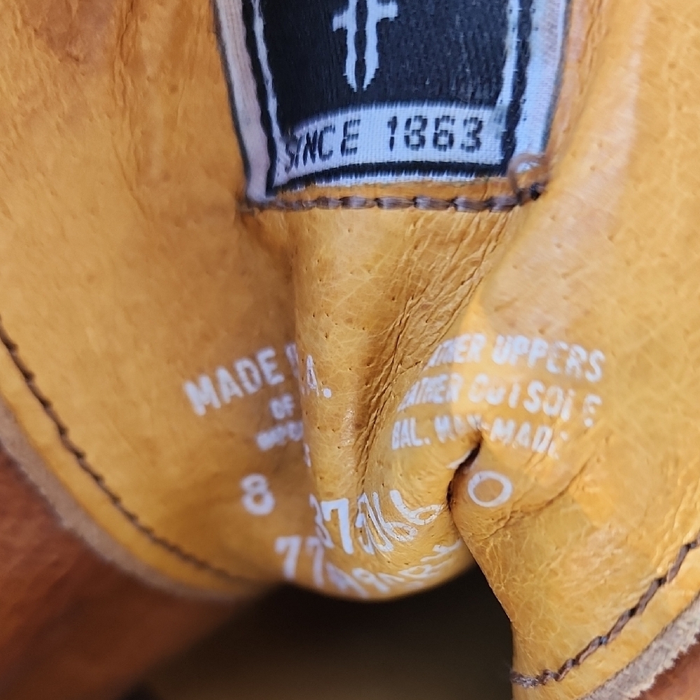 FRYE Sabrina Double Buckle Boots Made In USA - Picture 8 of 16